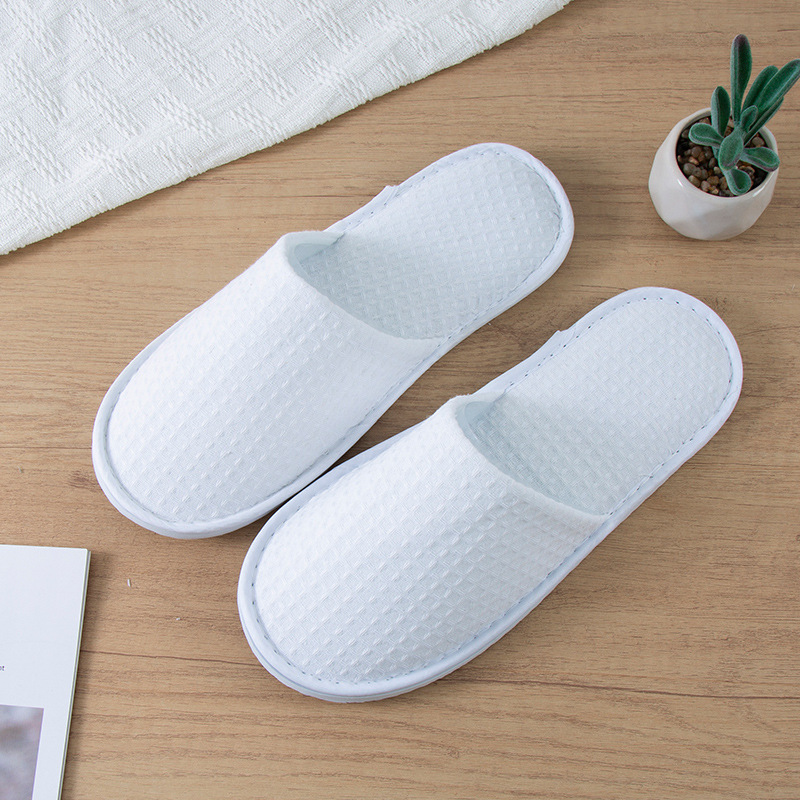 Spa & Wellness Centre Lielupe - 5Pairs/Lot White Waffle Disposable Slippers Men