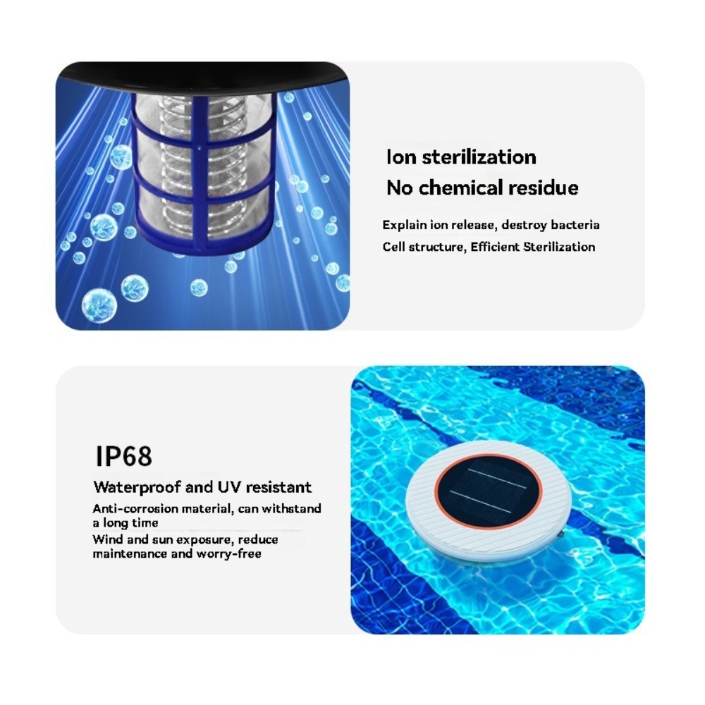 Solar Pool Ionizer Floating Co - đánh giá và giá W Spa & Wellness