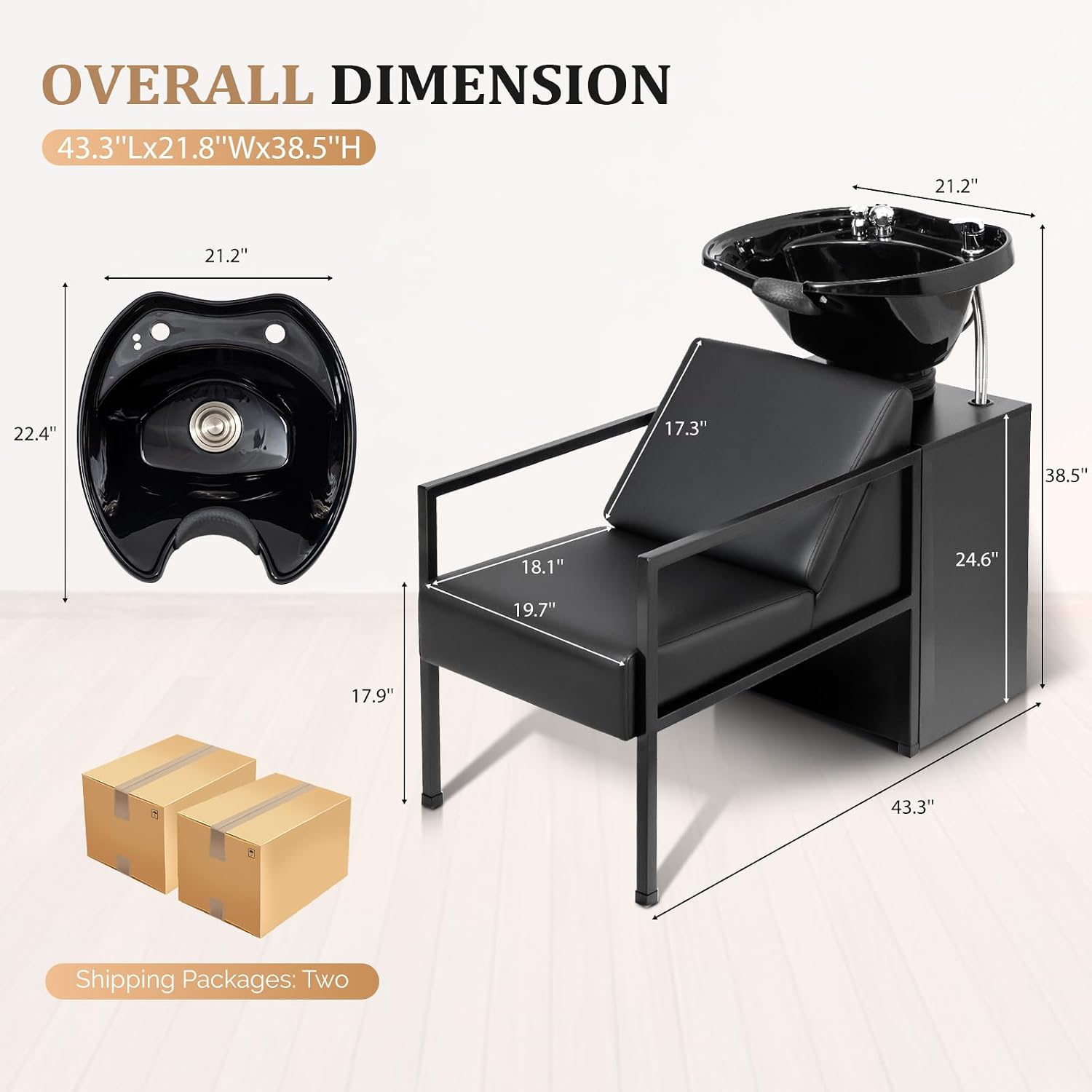 Salon Shampoo Bowl & Chair, Ti - đánh giá và giá W Spa & Wellness