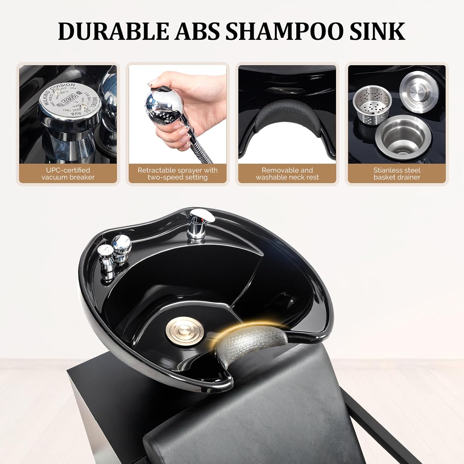 Salon Shampoo Bowl & Chair, Ti - đánh giá và giá W Spa & Wellness